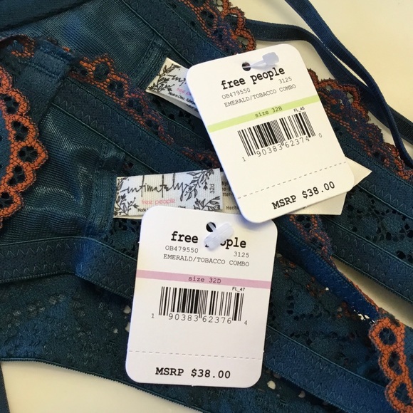 NWT Free People Slow Dance Underwire Bra - Picture 6 of 7